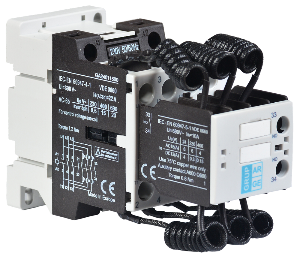 15.0kVAR Kompanzasyon Kontaktörü