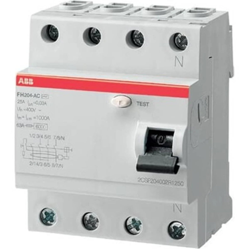 4x100A 300mA Kaçak Akım Koruma Rölesi; FH202 AC