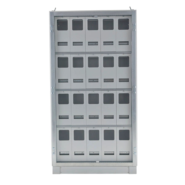 Freestanding Three-Phase 8-Unit Meter Panel