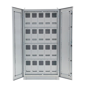 Freestanding Three-Phase 8-Unit Meter Panel