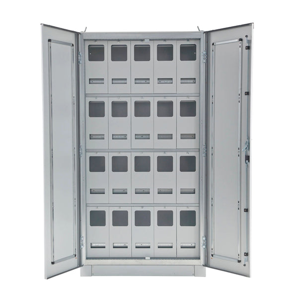 Freestanding Three-Phase 12-Unit Meter Panel