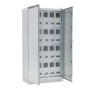 Freestanding Three-Phase 8-Unit Meter Panel