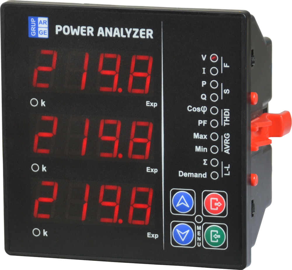 Röle Çıkışlı Haberleşmeli Güç Analizörü