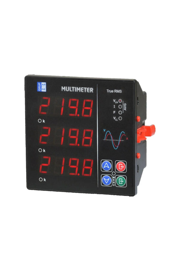 Multimetre 96x96; Röle Çıkışlı