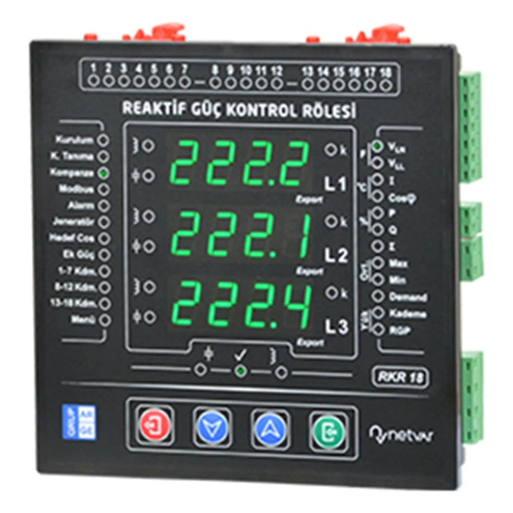 Reaktif Güç Kontrol Rolesi 18 Kademe SVC