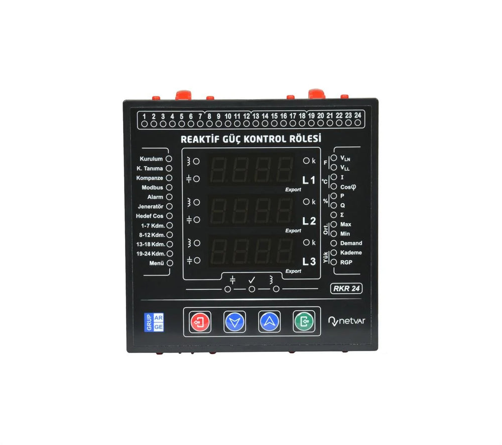 Reaktif Güç Kontrol Rolesi 24 Kademe